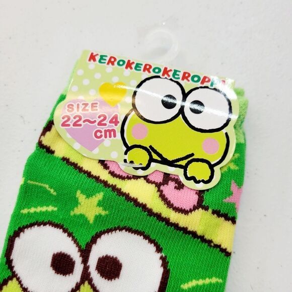 2/$20 Brand New Japan Sanrio Kerokerokeroppi Socks - Picture 3 of 5